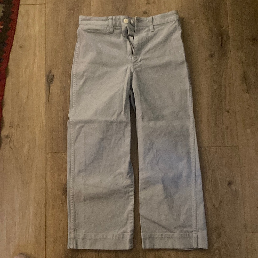Madewell slim Emmett wide leg crop in powder blue size 28